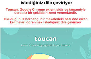 Toucan Eklentisi: Okuduğunuz yazı içerisinde bilmediğiniz kelimeleri öğretiyor Toucan Eklentisi: Okuduğunuz yazı içerisinde bilmediğiniz kelimeleri öğretiyor