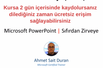 Microsoft PowerPoint Kursu  Sıfırdan Zirveye |2020|  ÜCRETSİZ