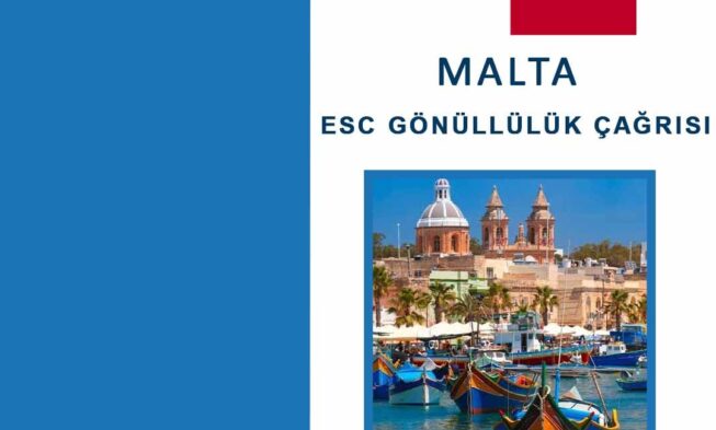 Malta Gönüllülük Projesi Katılımcı Çağrısı img