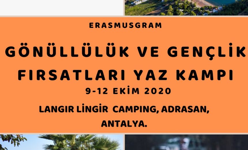 Erasmusgram Yaz Kampı Antalya / Adrasan 9-12 Ekim ( Gönüllülük ve Gençlik Fırsatları ) img