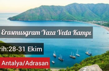 28-31 Ekim Antalya/Adrasan Yaza Veda Kampı 28-31 Ekim Antalya/Adrasan Yaza Veda Kampı