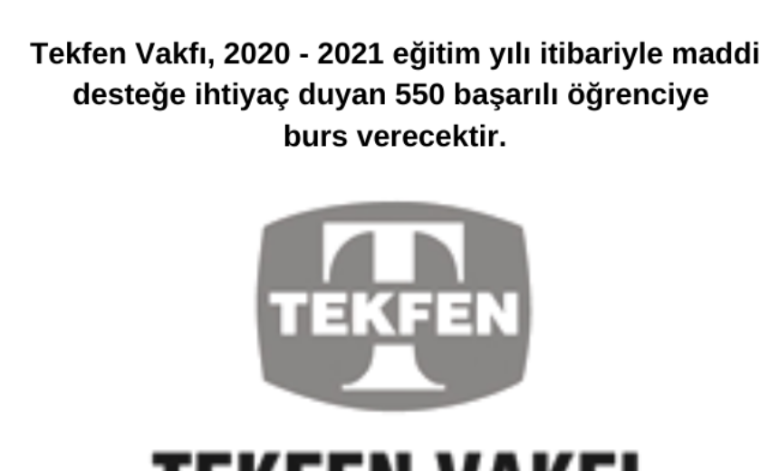 Tekfen Vakfı Burs Başvuru Duyurusu img