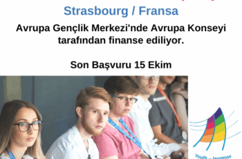 Yapay Zeka: Gençler nasıl yer alabilir? Semineri Strasbourg / Fransa – Tüm masraflar karşılanıyor
