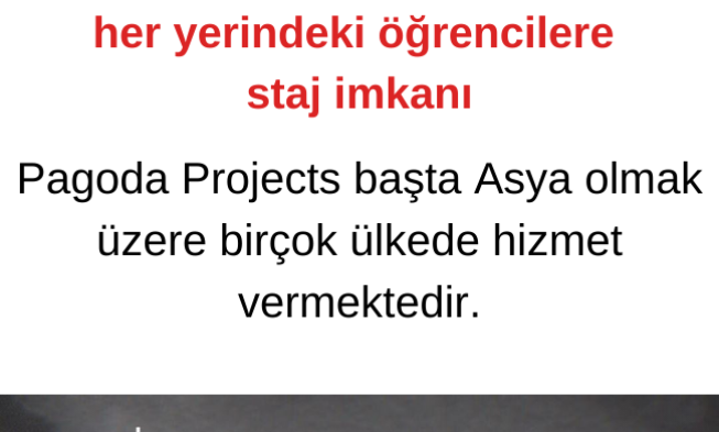 Pagoda Projects uzaktan ve yüz yüze olmak üzere dünyanın her yerindeki öğrencilere staj imkanı img