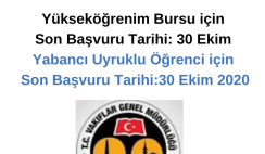 Başbakanlık VGM 2020-2021 Burs Başvuru Duyurusu Başbakanlık VGM 2020-2021 Burs Başvuru Duyurusu