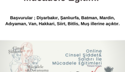 Cinsel Şiddet ve Saldırı ile Mücadele Eğitimi Cinsel Şiddet ve Saldırı ile Mücadele Eğitimi