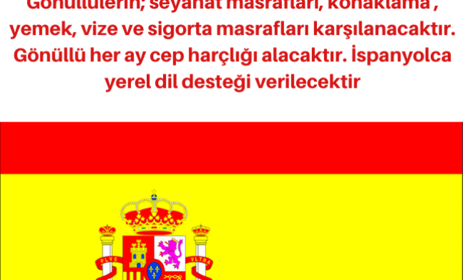İspanya’da 2 ay Gönüllülük Fırsatı img