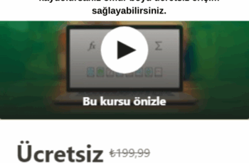 En Kapsamlı Excel Formülleri Kursu En Kapsamlı Excel Formülleri Kursu