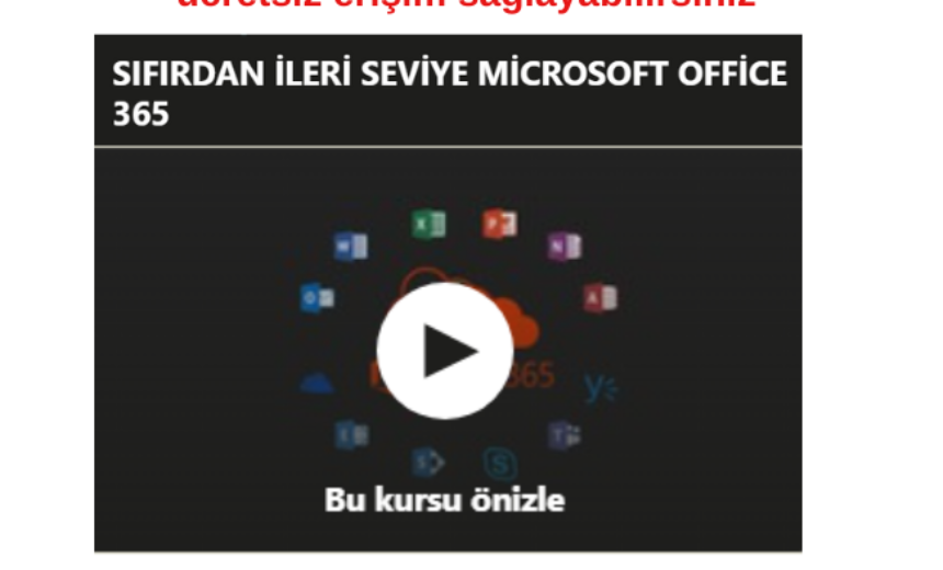 Sıfırdan İleri Seviye Microsoft Office Kursu img