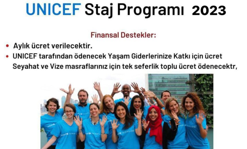 UNICEF Staj Programı 2023 | Tüm Masraflar Karşılanıyor img