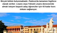 İtalya , Padova Üniversitesi Bursları 2021 | Masraflar Karşılanıyor İtalya , Padova Üniversitesi Bursları 2021 | Masraflar Karşılanıyor