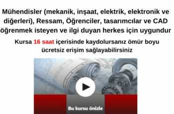 Ücretsiz AutoCAD 2020 Kapsamlı Kurs 2D ve 3D Ücretsiz AutoCAD 2020 Kapsamlı Kurs 2D ve 3D