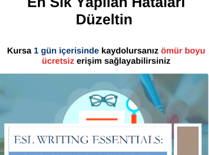 İngilizce Yazmanın Temelleri: En Sık Yapılan Hataları Düzeltin img