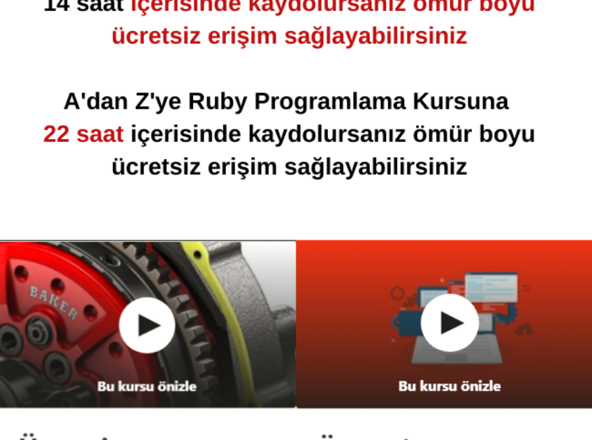 SolidWorks 2 Boyutlu Çizim Eğitim ve A’dan Z’ye Ruby Programlama Kursu img