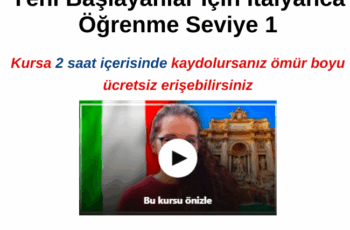Kapsamlı İtalyanca Kursu: Yeni Başlayanlar İçin İtalyanca Öğrenme Seviye 1 Kapsamlı İtalyanca Kursu: Yeni Başlayanlar İçin İtalyanca Öğrenme Seviye 1