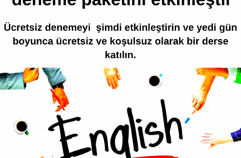English Online ücretsiz deneme paketini etkinleştir English Online ücretsiz deneme paketini etkinleştir