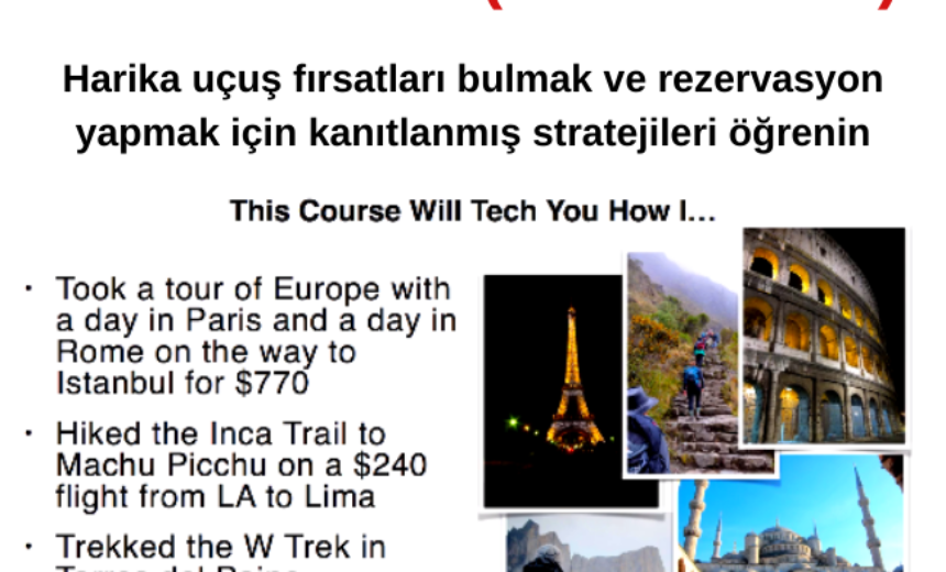 Ucuz Uçak Bileti Bulmanın Sırları Kursu ( ÜCRETSİZ ) img