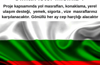 Bulgaristan’da 1 Yıl Gönüllü Olmak İster Misiniz ? Tüm Masraflar Karşılanıyor Bulgaristan’da 1 Yıl Gönüllü Olmak İster Misiniz ? Tüm Masraflar Karşılanıyor