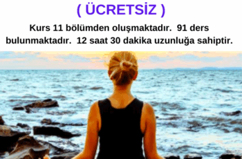 Daha Sakin ve Daha Net Bir Zihin İçin Farkındalık Meditasyon Öğrenme Kursu ( ÜCRETSİZ ) Daha Sakin ve Daha Net Bir Zihin İçin Farkındalık Meditasyon Öğrenme Kursu ( ÜCRETSİZ )