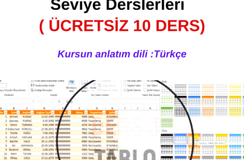 Microsoft Excel Başlangıç Seviye Derslerleri  ( ÜCRETSİZ 10 DERS) Microsoft Excel Başlangıç Seviye Derslerleri  ( ÜCRETSİZ 10 DERS)