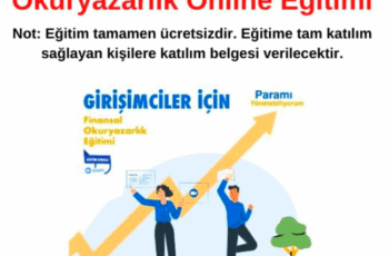 Girişimciler için Finansal Okuryazarlık Online Eğitimi 25-26 Kasım 2020 Girişimciler için Finansal Okuryazarlık Online Eğitimi 25-26 Kasım 2020