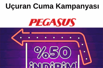 Pegasus’tan Uçuran Cuma Kampanya Duyurusu Pegasus’tan Uçuran Cuma Kampanya Duyurusu