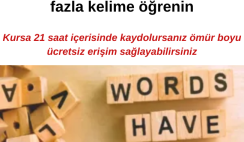 İngilizce kelime hazinesi Kursu: Yeni başlayanlar için 200’den fazla kelime öğrenin