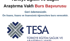 TESA Burs Başvuru Duyurusu