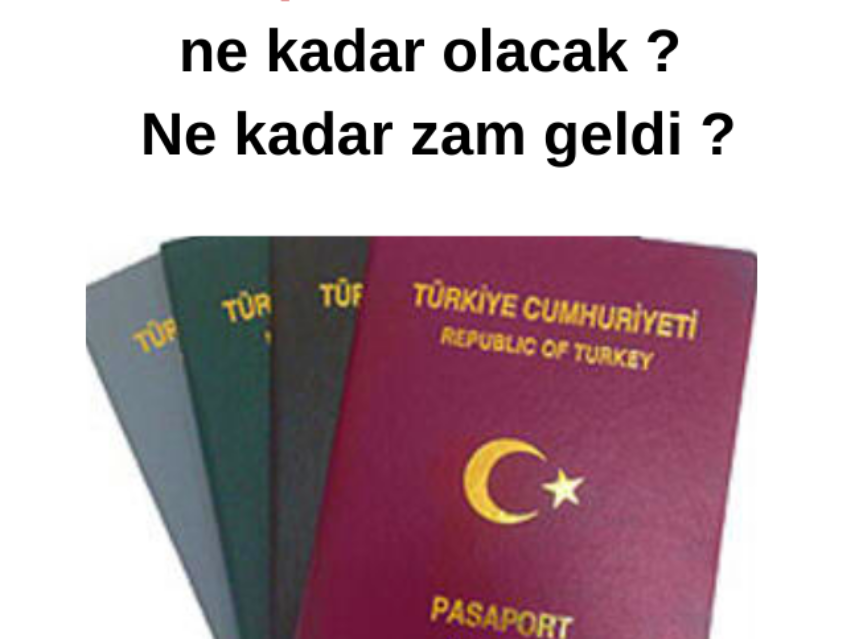 Pasaport 2021 ücreti ne kadar olacak ? Ne kadar zam geldi ? img