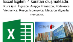 Macquarie University tarafından Online Ücretsiz Excel Eğitim Macquarie University tarafından Online Ücretsiz Excel Eğitim