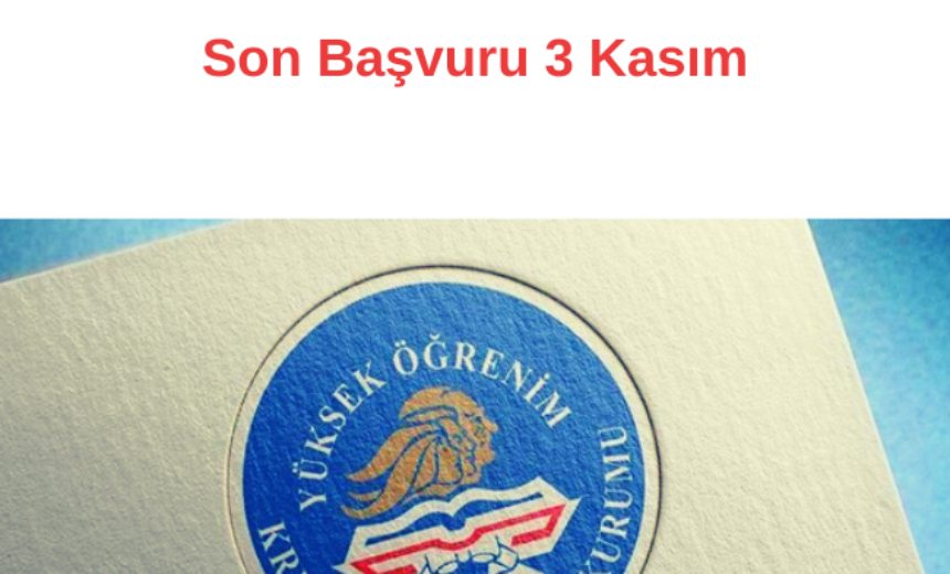 KYK Burs Başvuru Duyurusu Son Başvuru 8 Kasım img
