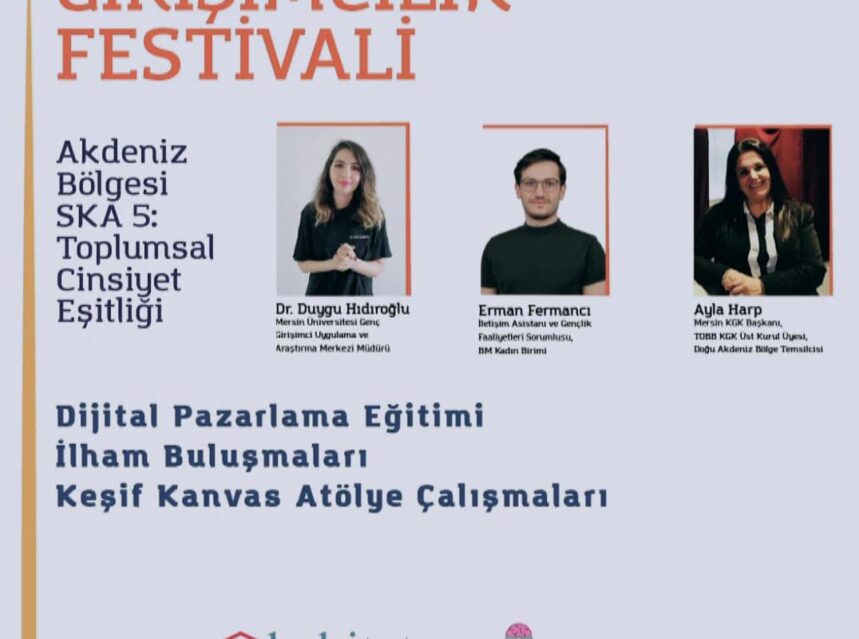 Girişimcilik Festivali Akdeniz Bölgesi | Katılım Belgesi verilecektir img