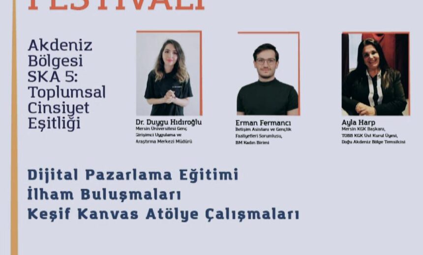 Girişimcilik Festivali Akdeniz Bölgesi | Katılım Belgesi verilecektir img