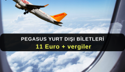 Pegasus Kampanyası |  Yurt dışı sadece 11 € + vergilerle!