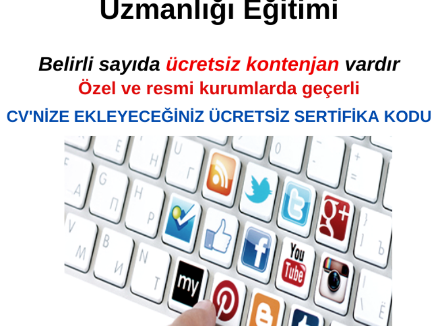 Sosyal Medya Uzmanlığı Eğitimi ( Online ve Ücretsiz ) img
