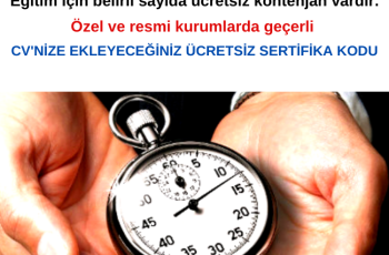 Zaman Yönetimi Eğitimi