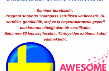 İsveç , Sosyal Girişimcilik Uluslararası Online Konferansı