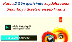 Photoshop Temel Araç ve Teknikleri Kursu Photoshop Temel Araç ve Teknikleri Kursu