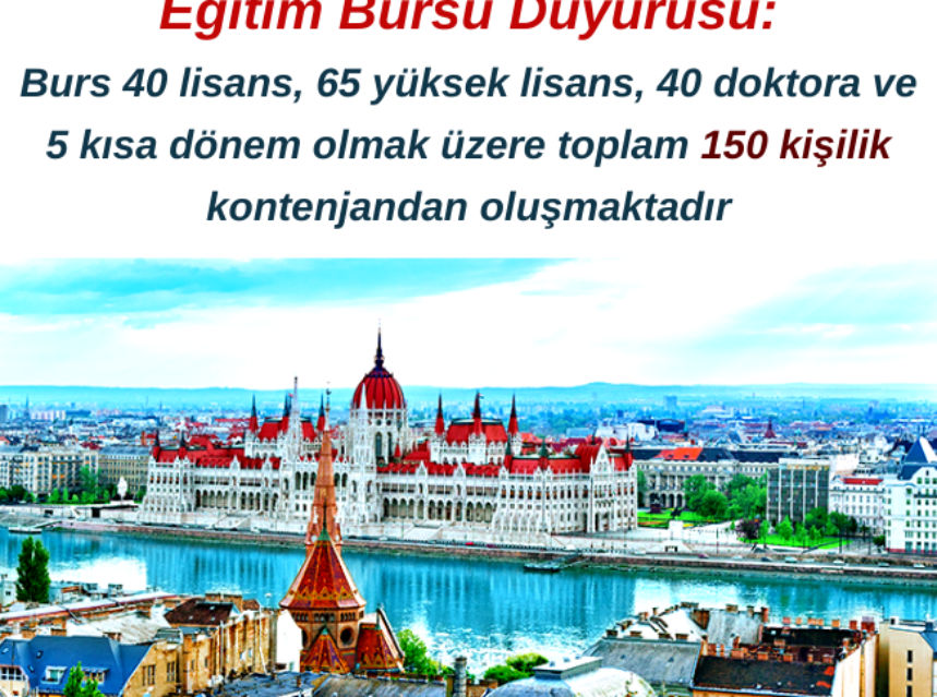 Türk Öğrenciler için Macaristan’da Eğitim Duyurusu -150 Kişiye Burs Verilecektir img