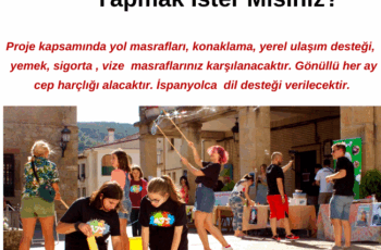 İspanya’da 10 Ay Gönüllülük Yapmak İster Misiniz? İspanya’da 10 Ay Gönüllülük Yapmak İster Misiniz?