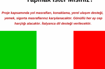 İtalya’da 10 Ay Gönüllülük Yapmak İster Misiniz?