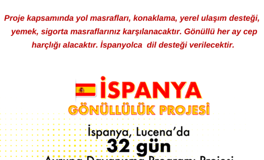 İspanya’da 32 Gün Gönüllülük Yapmak İster Misiniz? img