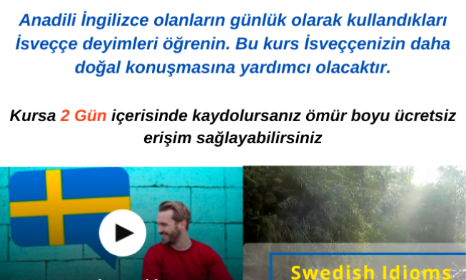 İsveççe Deyimleri Öğrenin: Yeni Başlayanlar İçin Eğlenceli Bir İsveççe Kursu img