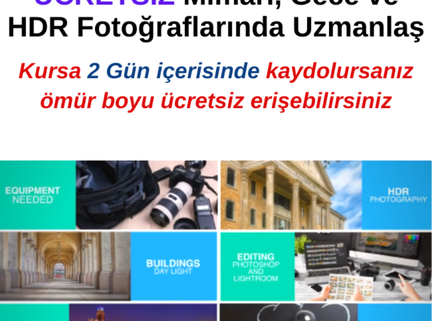 Mimari, Gece ve HDR Fotoğraflarında Uzmanlaş img