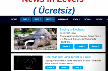 İngilizce Öğrenmek İsteyenler için News in Levels İngilizce Öğrenmek İsteyenler için News in Levels