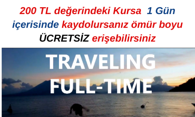 Dünyayı Gezerken Para Kazanma ve Markanızı Oluşturma Kursu img