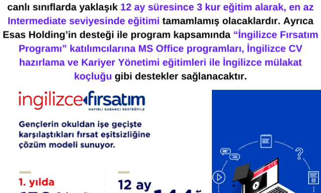 İngilizce Fırsatım Programı img