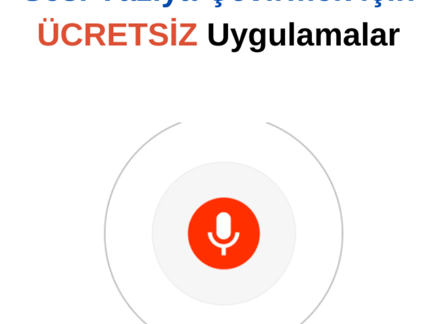 Sesi yazıya çevirmek için ücretsiz uygulamalar img
