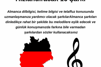 Almanca Öğrenmenizi Hızlandıracak 16 Şarkı Almanca Öğrenmenizi Hızlandıracak 16 Şarkı