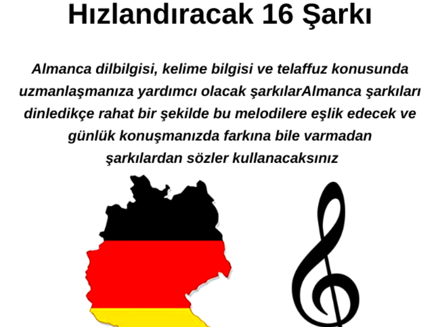 Almanca Öğrenmenizi Hızlandıracak 16 Şarkı img
